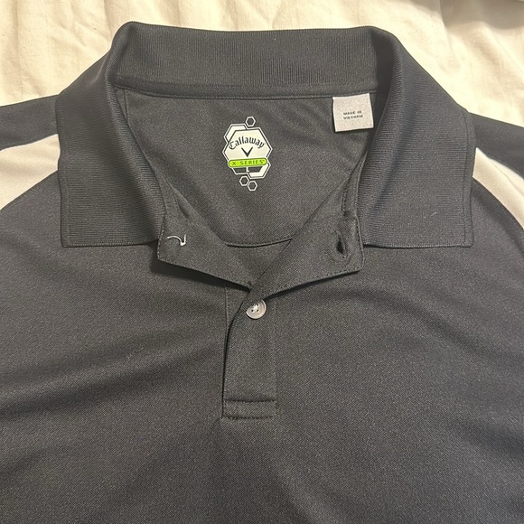 Callaway - Black & White Golf Polo - Large - Picture 2 of 6